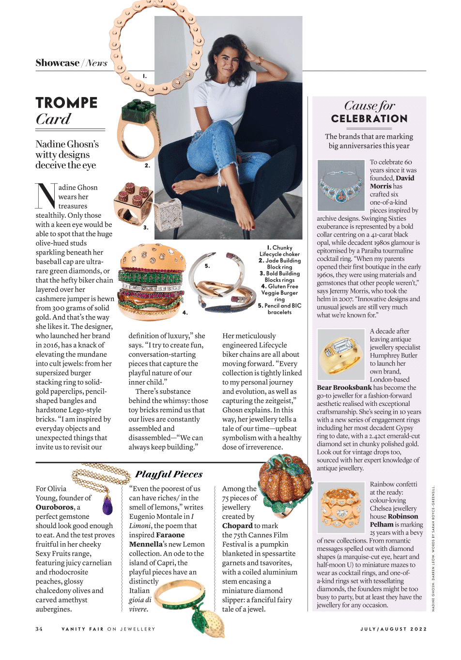 Vanity fair on jewellery